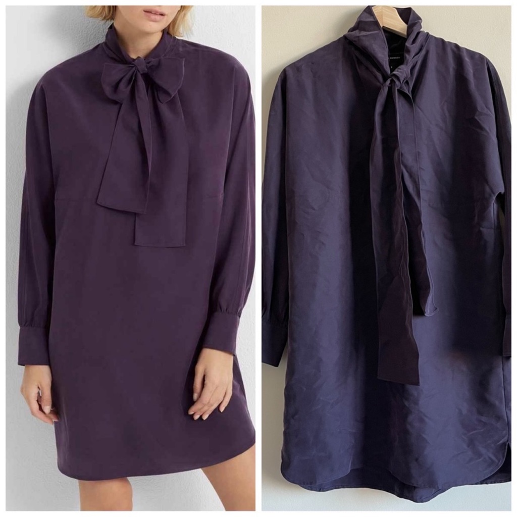 Club Monaco Tie-Neck Dress